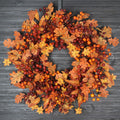 fall wreaths for front door 24 inch autumn, main product view