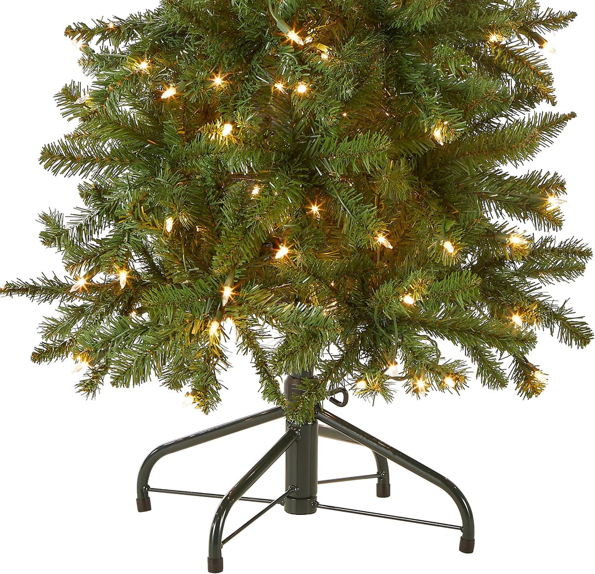national tree company 4.5ft pre-lit kingswood fir slim, close-up detail