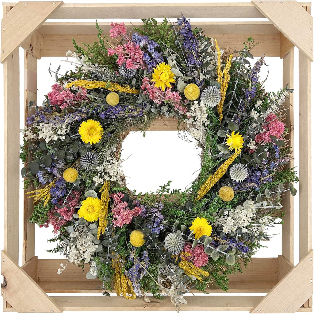 andaluca 19in preserved dried flowers natural botanical floral, package contents