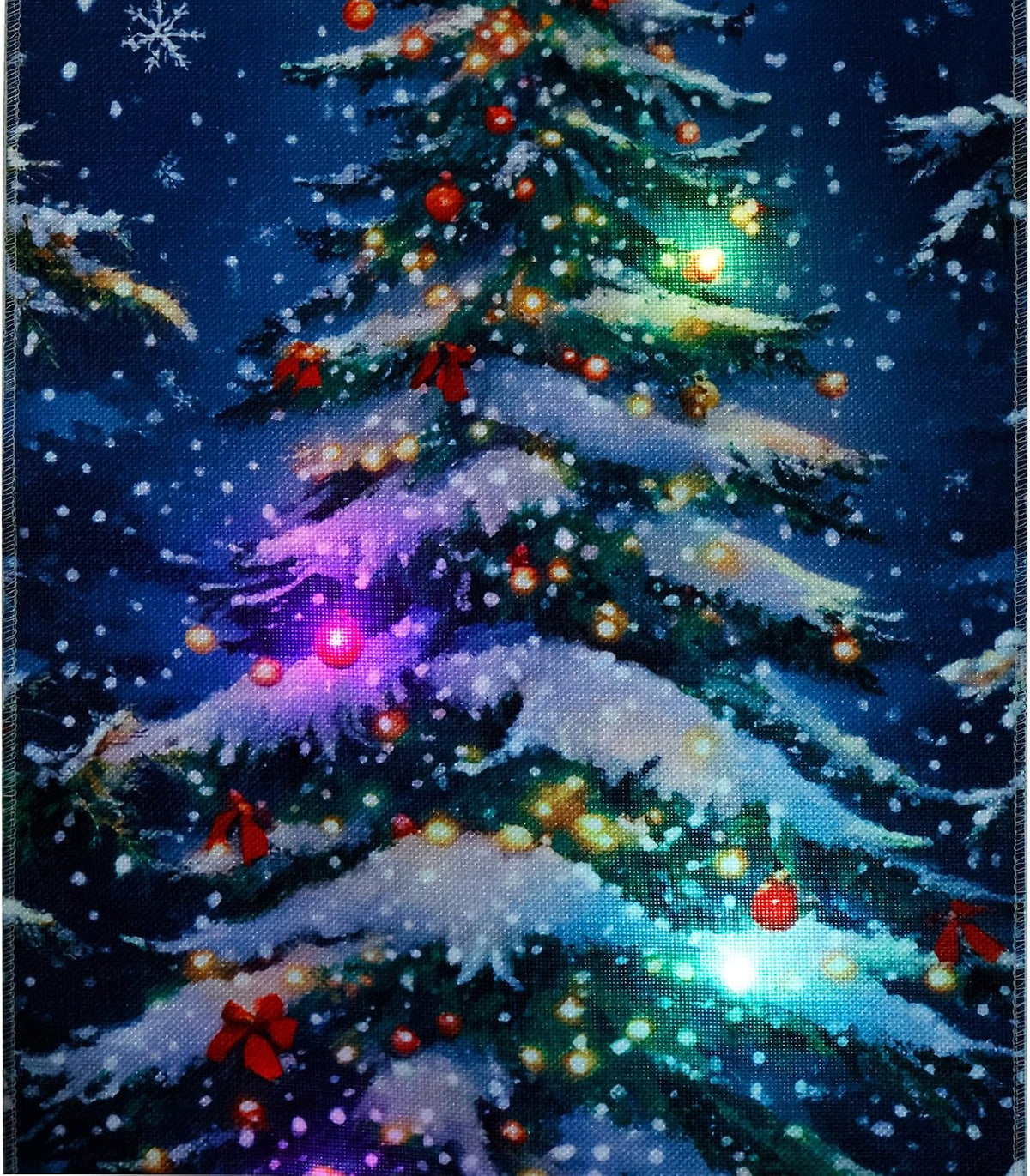 soffee design 16x47 christmas tree canvas, 5 color-changing, view 9