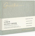 ZICOTO Beautiful Wedding Guest Book for Your Wedding Reception - Simply Elegant Guestbook to Sign in and Add Polaroid Photos - The Perfect Baby Shower Guest Book for The Special Day