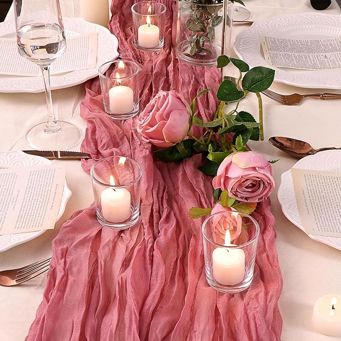 LETINE 72-Pack Votive Candle Holders Designed for Wedding Decor - Glass Candle Holder & Tea Lights Candle Holder - Candle Holders for Christmas, Wedding Centerpieces, Thanksgiving