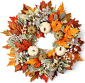 artificial fall wreath 22 inch fall wreaths for, main product view