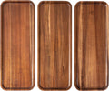 large solid acacia wood serving trays (17 x, main product view