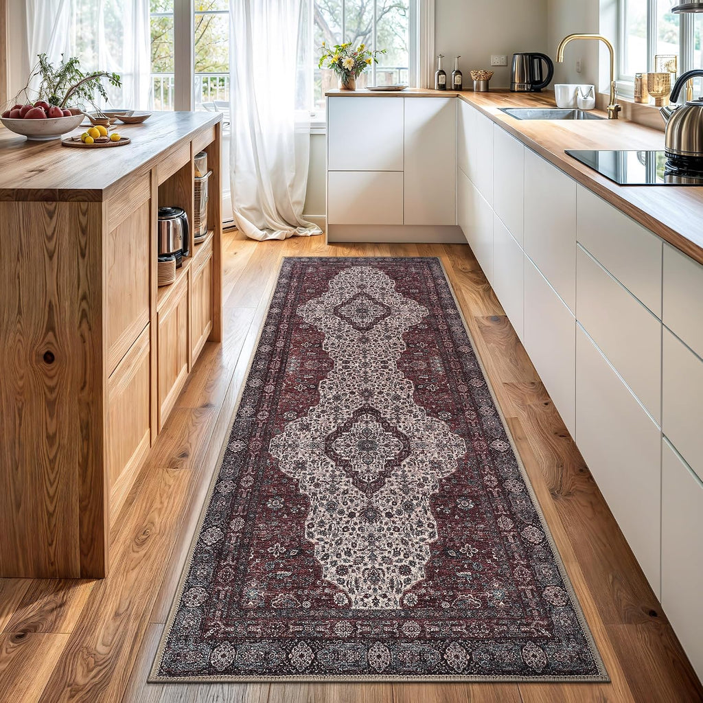 bloom rugs washable non-slip 7 ft runner, main product view