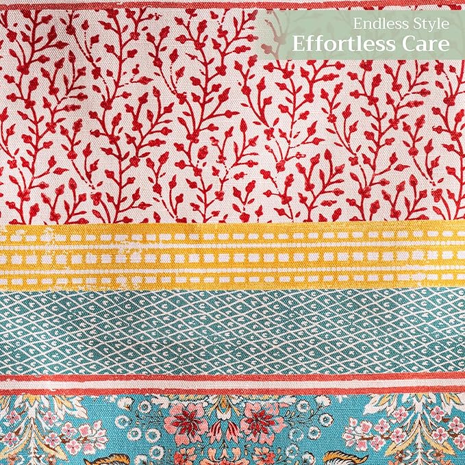 Maison d' Hermine Table runner 100% Cotton Single Layer Table Runners 108 inches long Decorative for Home Kitchen Dining Party Baby Shower Wedding Bridal Shower Spring Summer (Marquise, 14.50" x 108")