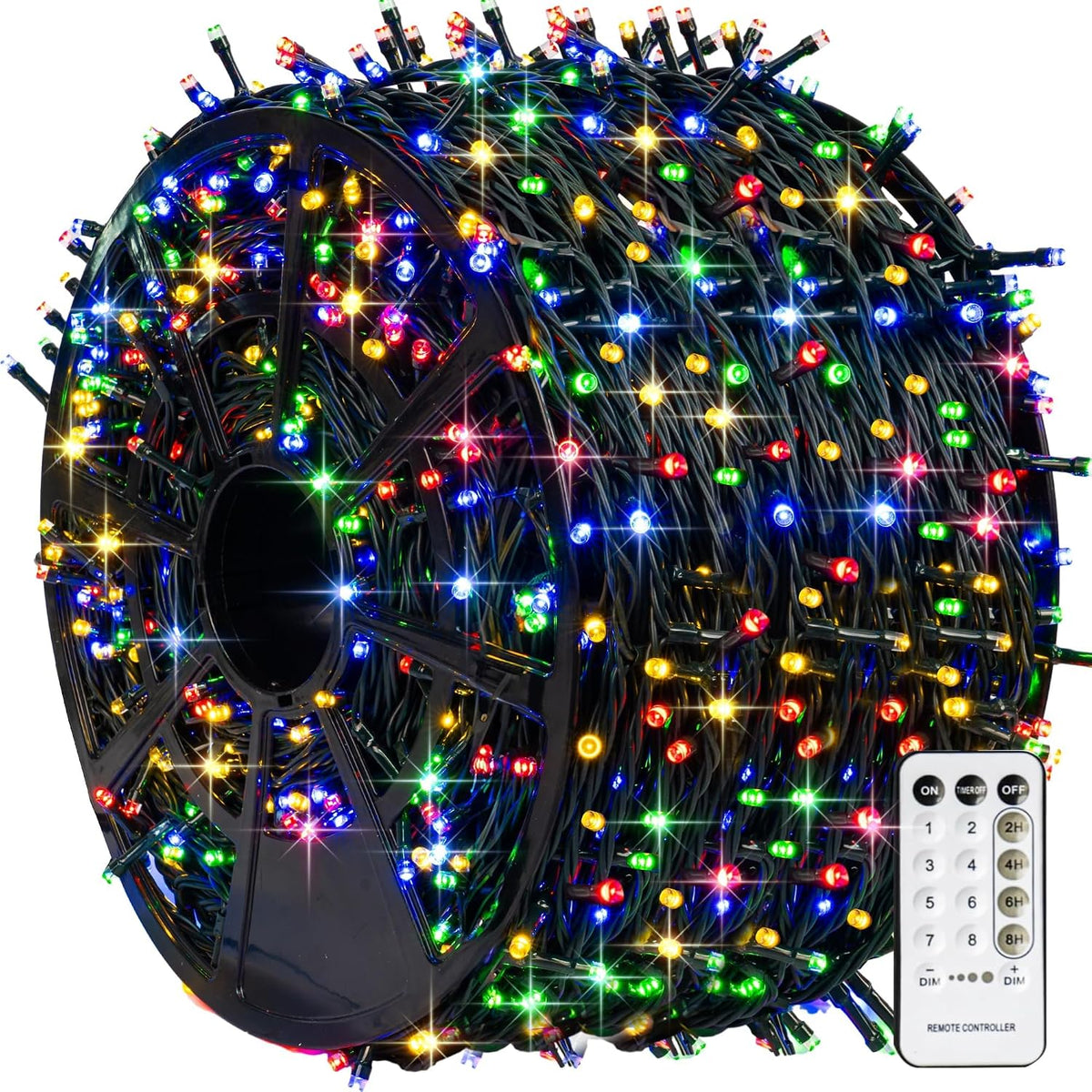 tw shine 1000 led christmas lights, 328ft christmas, main product view
