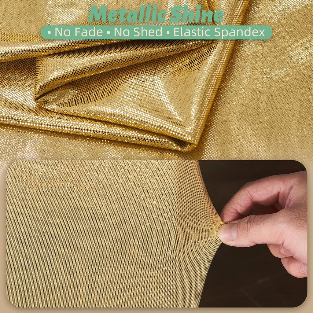 reversible gold black glitter arch backdrop cover 2, side view