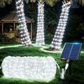 Solar Rope Lights Outdoor Waterproof, 33FT 100 LED Solar String Lights with 8 Lighting Modes,Trampoline Lights, Solar Patio Light for Garden Fence Backyard Deck Porch Pool Tree Christmas Decor