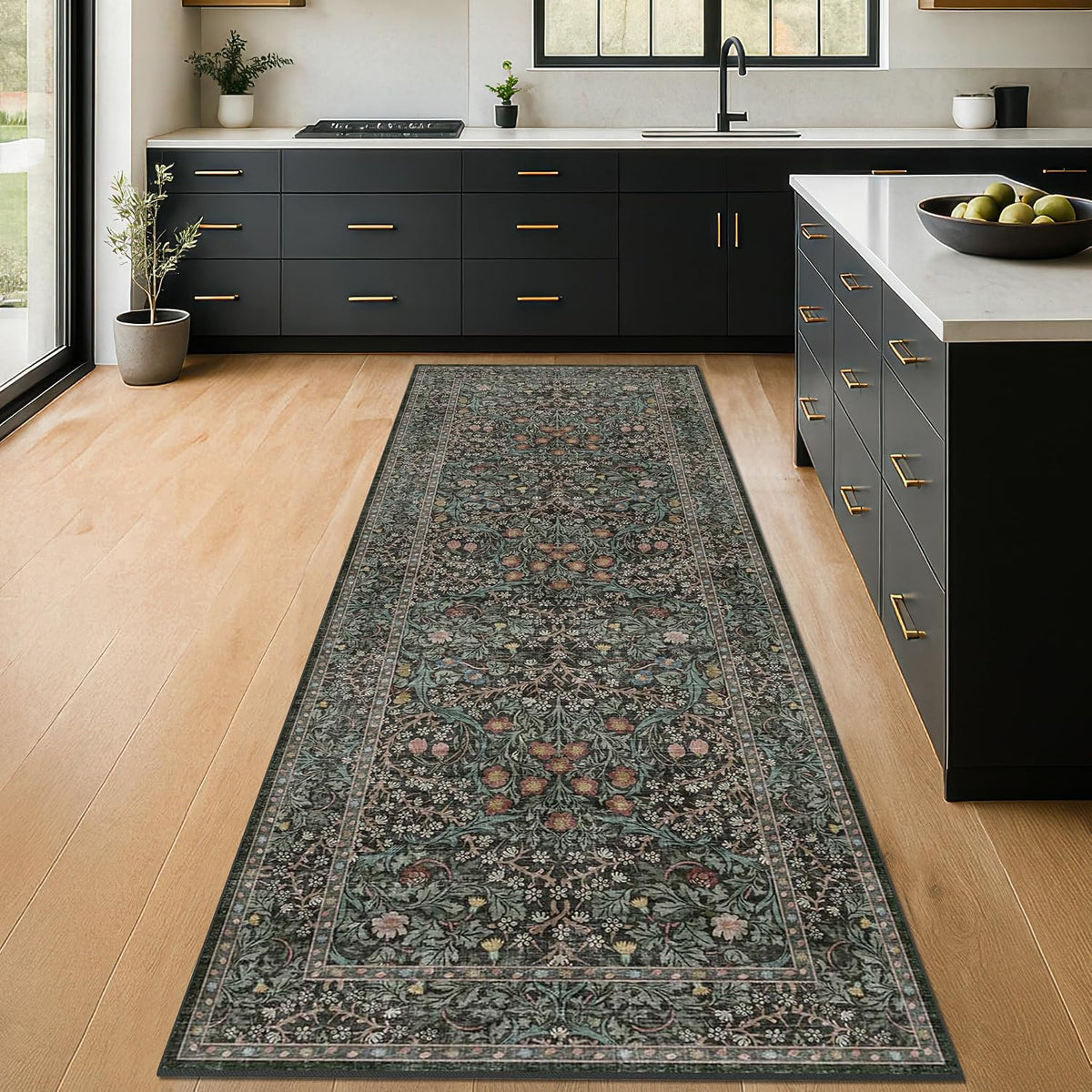 8ft Long Runners for Hallways Non Slip, 2'6" x 8' Floor Runner f...