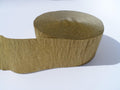 2 Rolls ELEGANT GOLD CREPE PAPER STREAMERS, 140 Feet Total, Made in USA