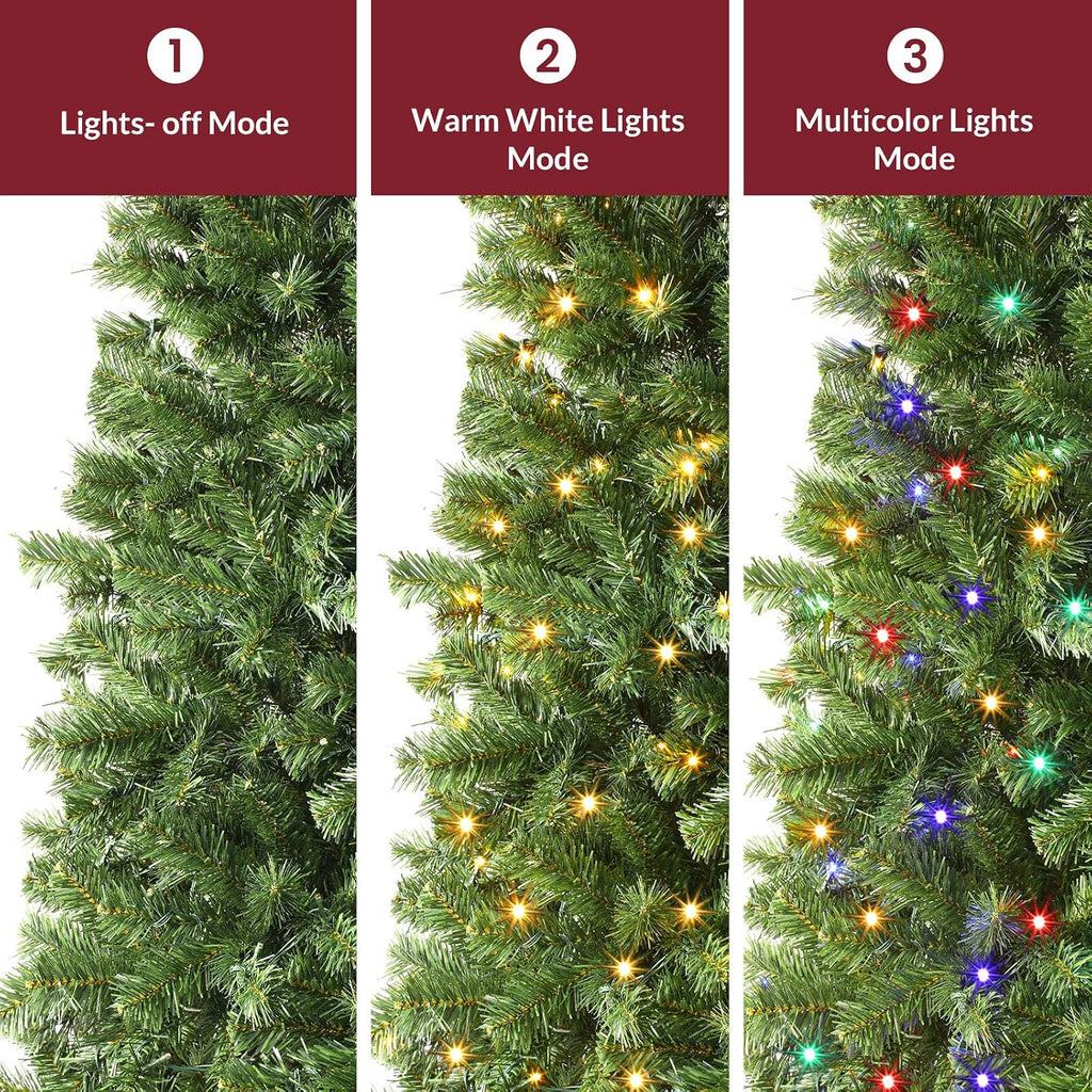 alupssuc 6ft classic spruce artificial prelit christmas tree showing dimensions