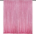 Blush Pink Sequin Backdrop Glitter Backdrop Curtains 7ft x 7ft Glitter Background for Party Baby Shower Wedding Decorations