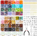 paxcoo 2278pcs crystal beads for jewelry making supplies, main product view
