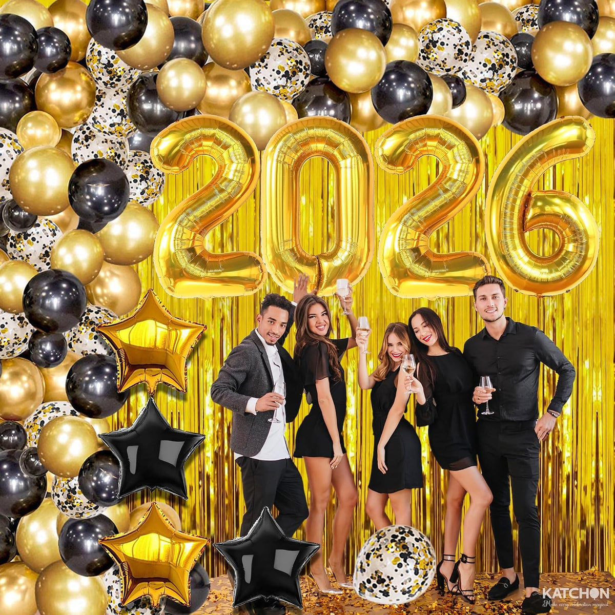 katchon set, pack of 86, new years eve, package contents
