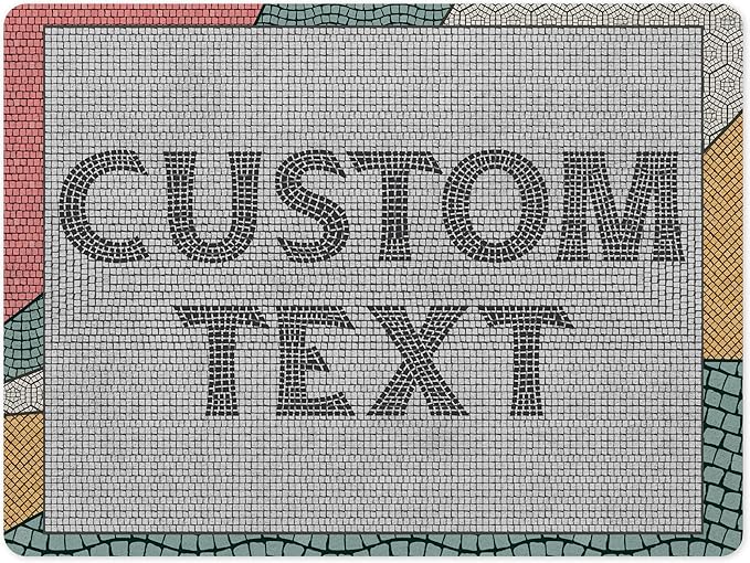 Custom Sign, Custom Street Sign, 11 Font Colors, 13 Font Styles, 4 Hole Options, 22 Sizes, 36x48 Inches, Rust Free DiBound, Fade Resistant, Made in USA by My Sign Center (Fauxsaic 2)