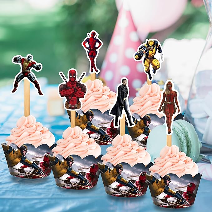 Dedpol Cupcake wrapper - Birthday Decorations.
