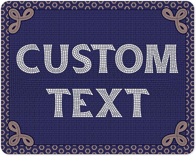 Custom Sign, Custom Street Sign, 11 Font Colors, 13 Font Styles, 4 Hole Options, 22 Sizes, 24x30 Inches, Rust Free DiBound, Fade Resistant, Made in USA by My Sign Center (Fauxsaic 1)