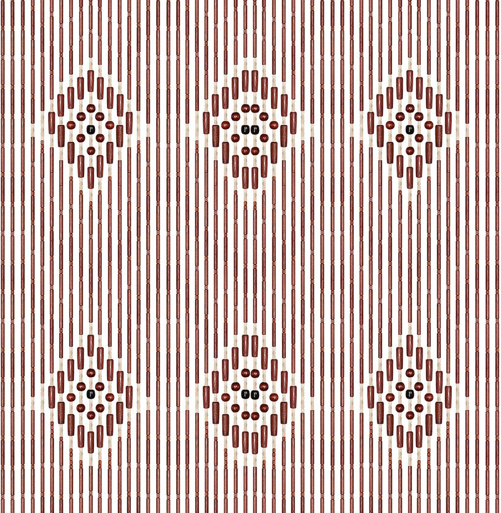 bamboo beaded curtains for doorways boho bead curtain, view 9