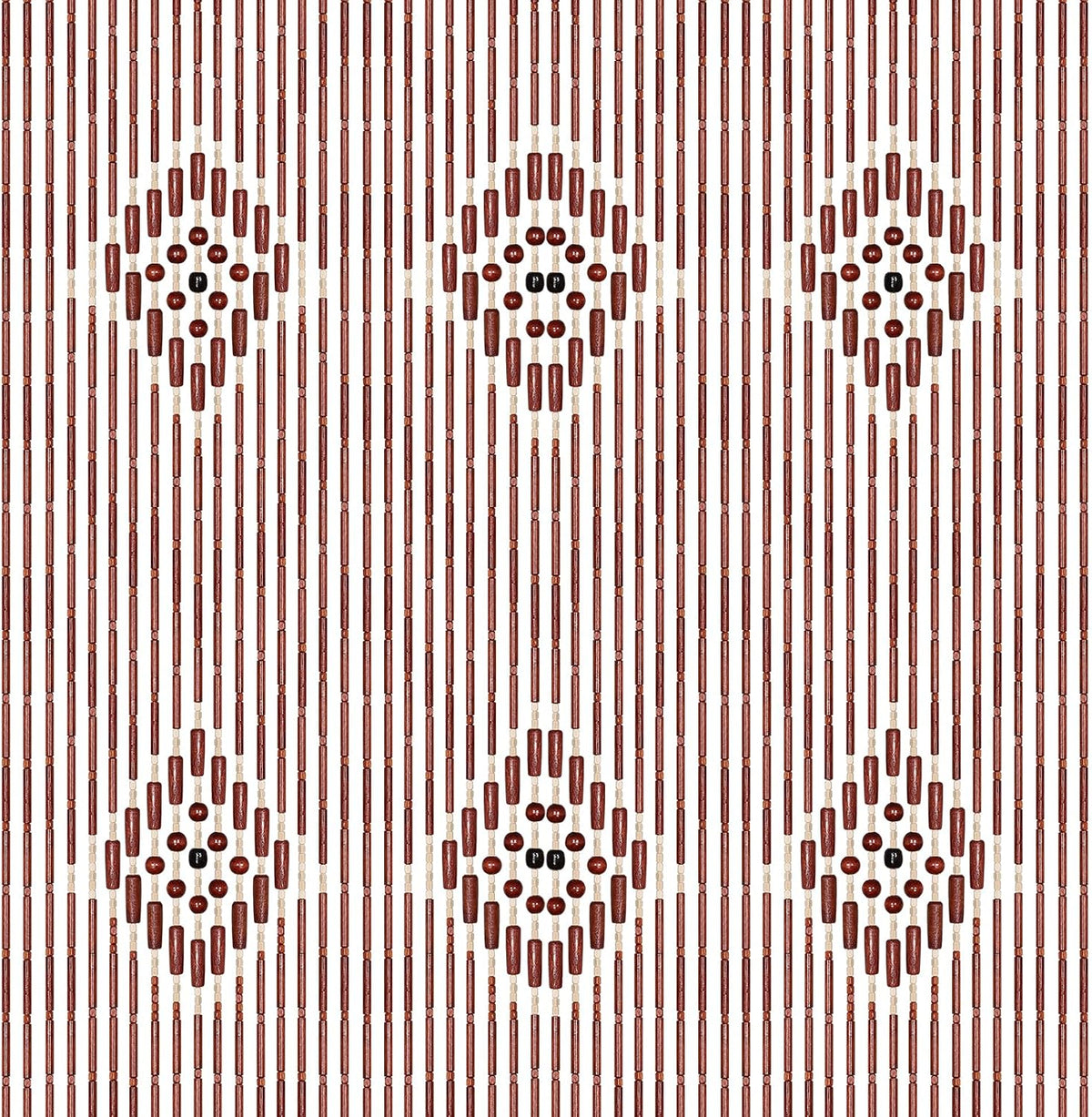 bamboo beaded curtains for doorways boho bead curtain, view 9