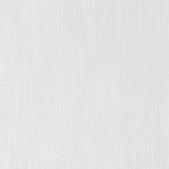 ZeeMart Linen Textured Border Table Runner, 14 x 72 Inch White, Farmhouse Style White Table Runners 72 Inches Long, Easy Care Everyday Polyester Table Runner
