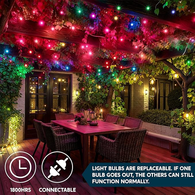 Joiedomi Christmas String Lights Indoor,200(2×100) Mini Pink Light,42.8 FT Lighting Decor for Dorm Classroom Bedroom Holiday Wedding Party Garland Birthday Festival,White Wire