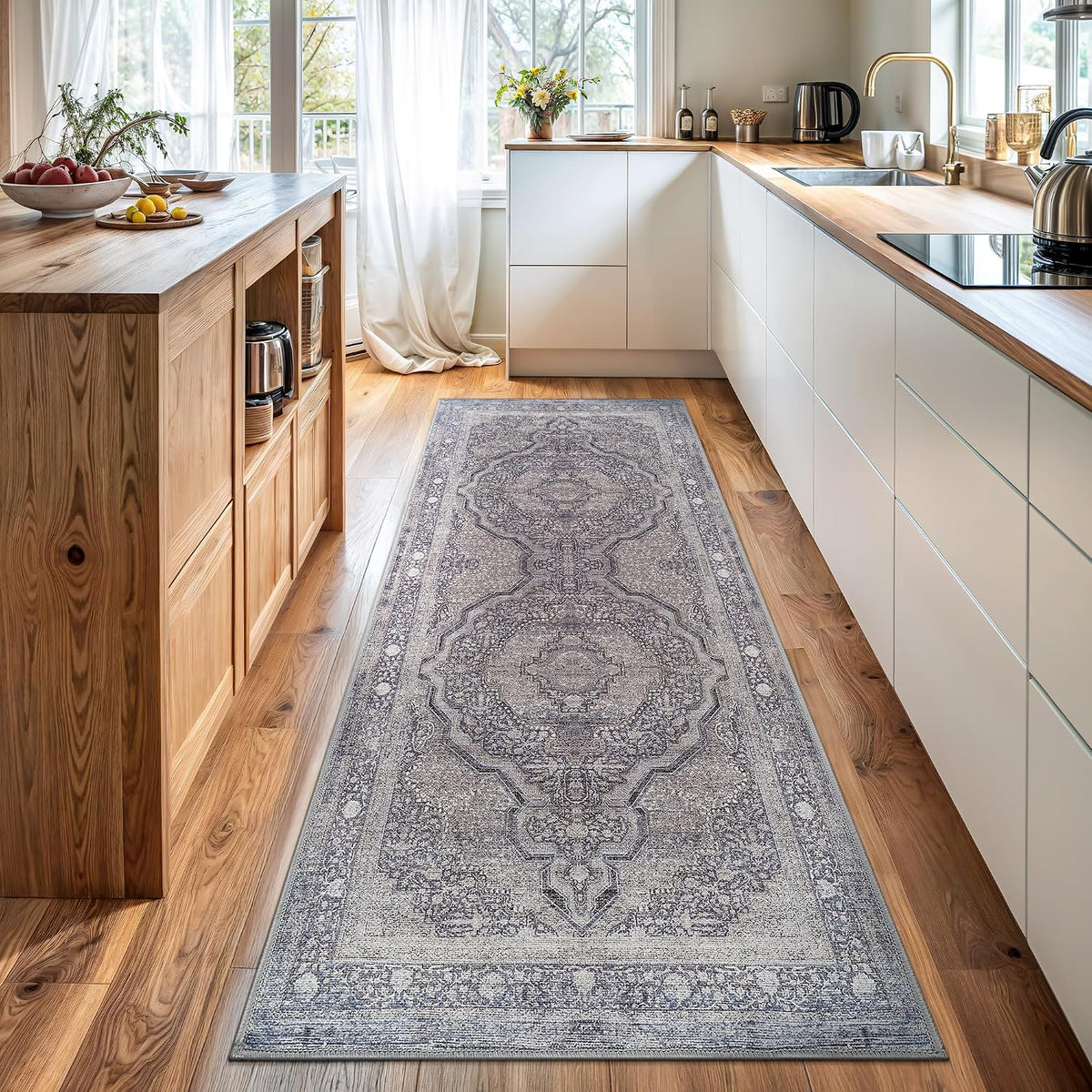 bloom rugs washable non-slip 7 ft runner, main product view
