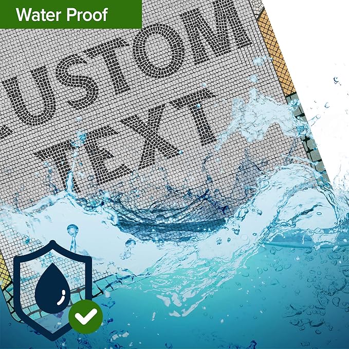 Custom Sign, Custom Street Sign, 11 Font Colors, 13 Font Styles, 4 Hole Options, 22 Sizes, 12x12 Inches, Rust Free DiBound, Fade Resistant, Made in USA by My Sign Center (Fauxsaic 2)
