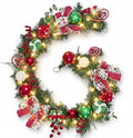 valery madelyn 6ft pre-lit red green white christmas, main product view