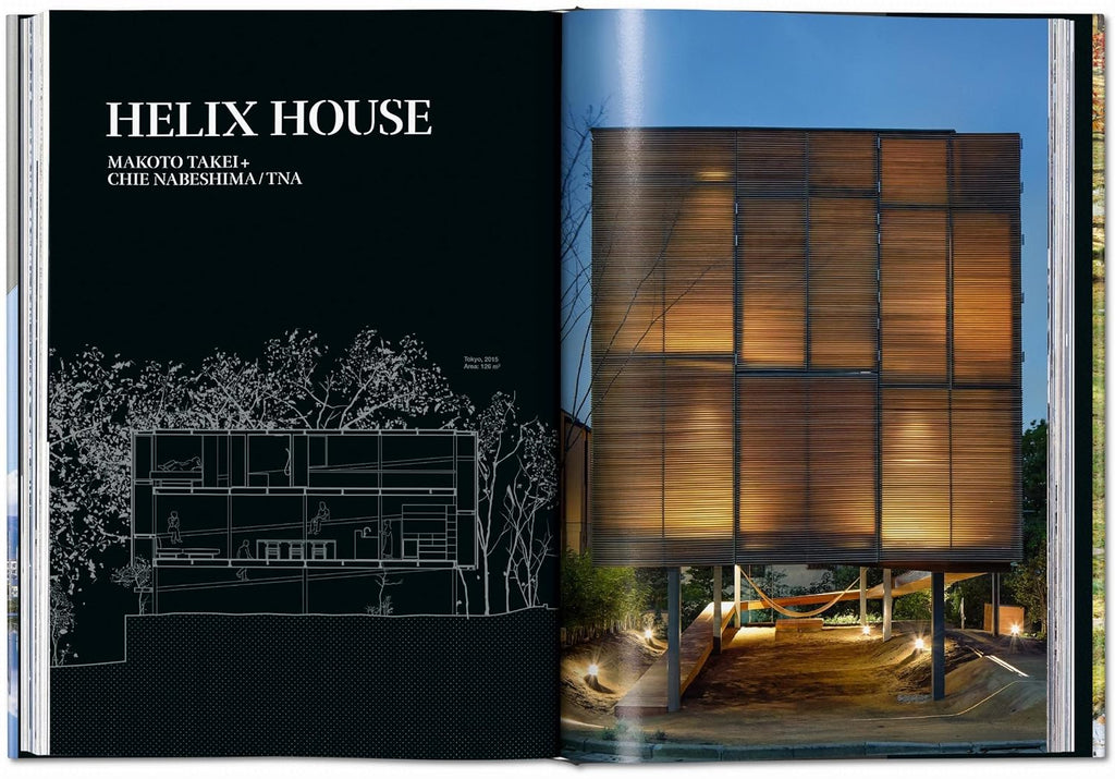 contemporary japanese architecture (multilingual edition), front angle view