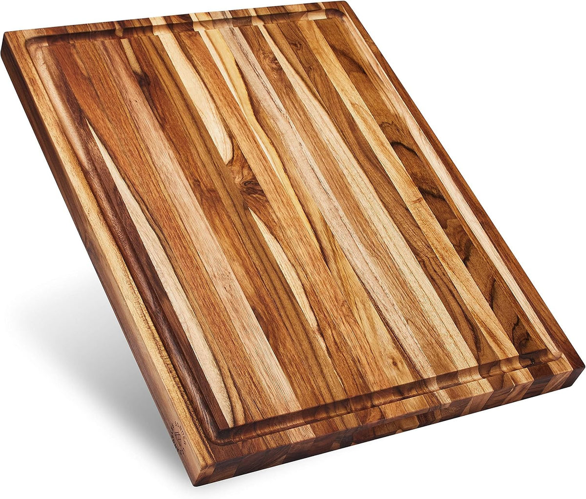 sonder los angeles laurel teak wood cutting board, main product view