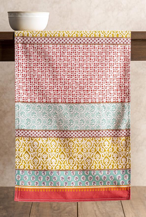 Maison d' Hermine Table runner 100% Cotton Double Layer Table Runners 108 inches long Decorative for Home Kitchen Dining Party Baby Shower Wedding Bridal Shower Spring Summer (Provence, 14.50" x 108")