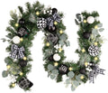 valery madelyn 6ft pre-lit christmas garland with lights, main product view