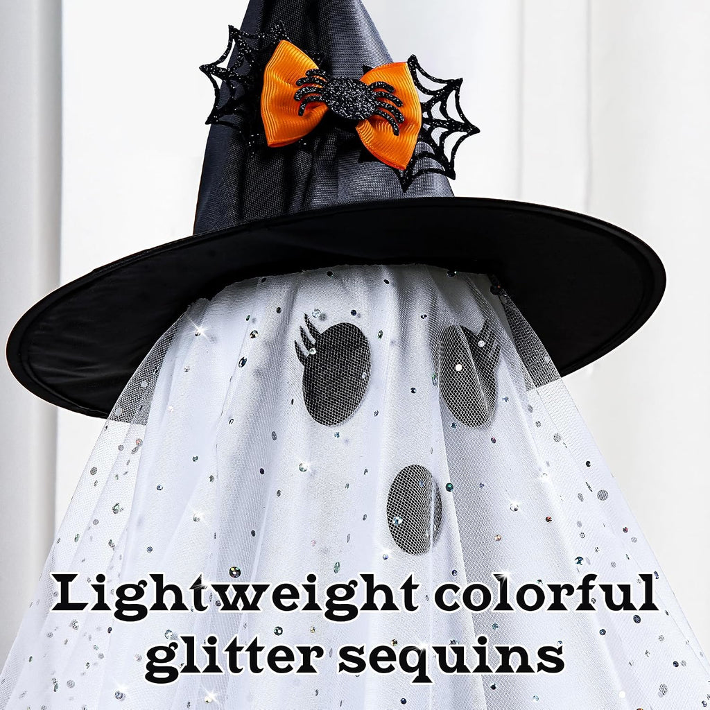 aygxu 2pcs halloween decorations indoor,ghost decor with string showing dimensions