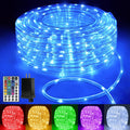 Ollny Rope Lights Outdoor Color Changing, 66FT 200 LED Waterproof Plug in Christmas Lights with Remote, 16 Colors Twinkle Outdoor String Lights for Outside Indoor Party Easter Holiday Decorations