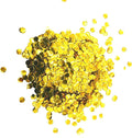 Gold Foil Mylar Round Confetti Circle Dot Graduation Wedding Table Scatter Centerpieces Baby Shower Birthday Engagement Reception Party Favors Decorations Celebrations, 60g