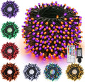 toodour halloween lights rgb string light, 131ft 350led, main product view