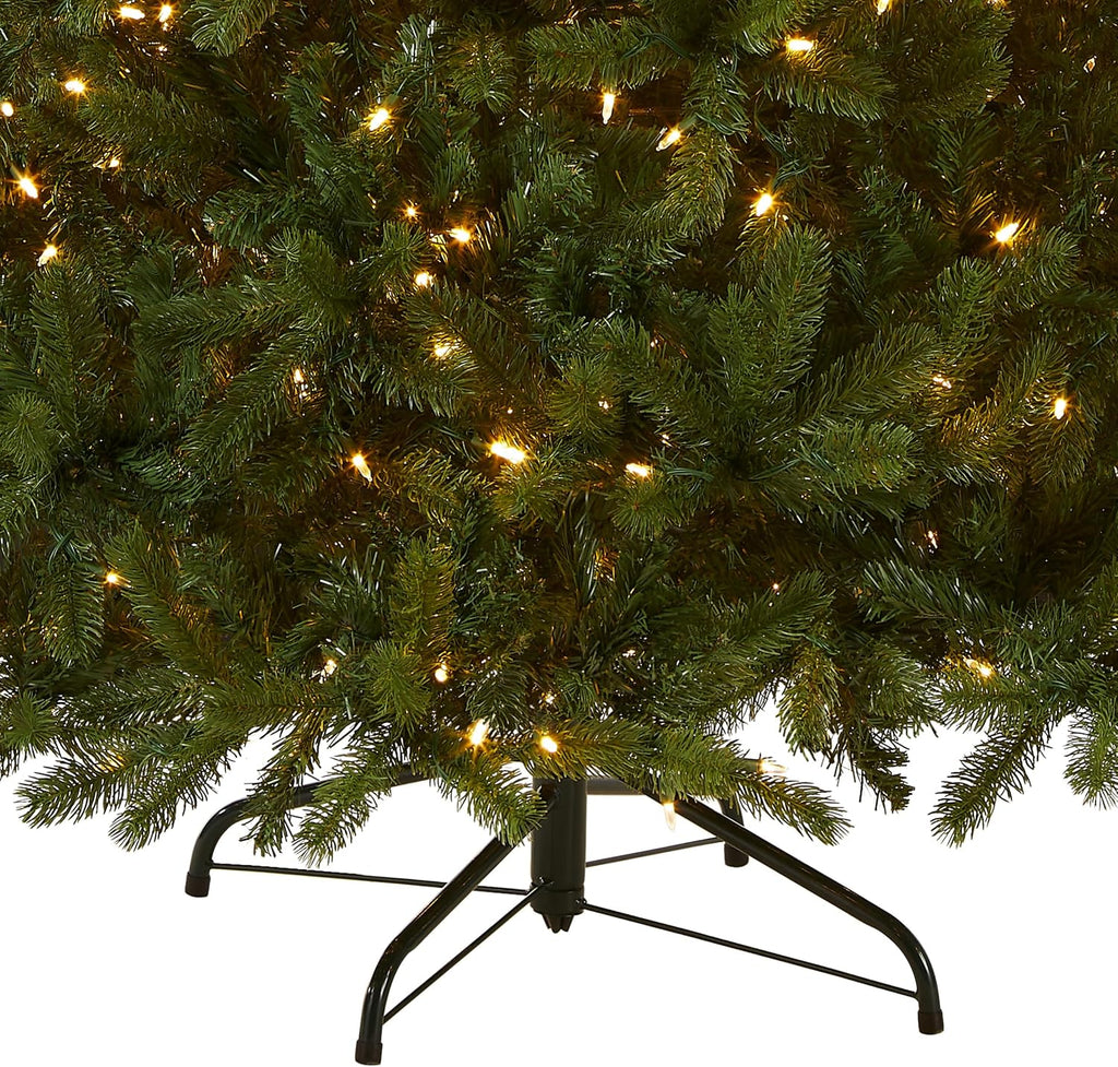 national tree company 7.5ft pre-lit downswept douglas fir, close-up detail