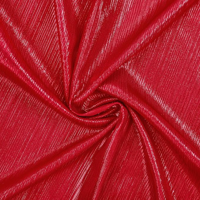 Wedding Arch Backdrop Cover: Red Party Photography Background Drapes 2 Packs 4.8x8FT Wrinkle Free Fabric for Birthday Christmas