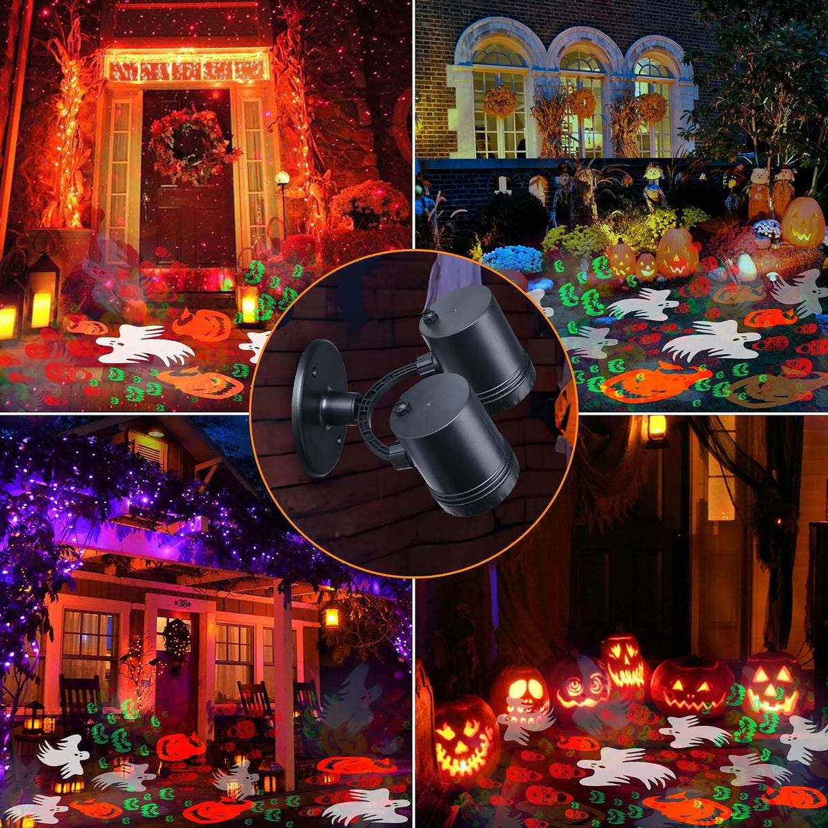 Halloween Lights Projector, Halloween Decorations Lighting Projector, with Ti...