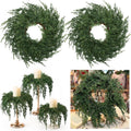 small christmas cedar wreaths 12 inch mini drop, main product view