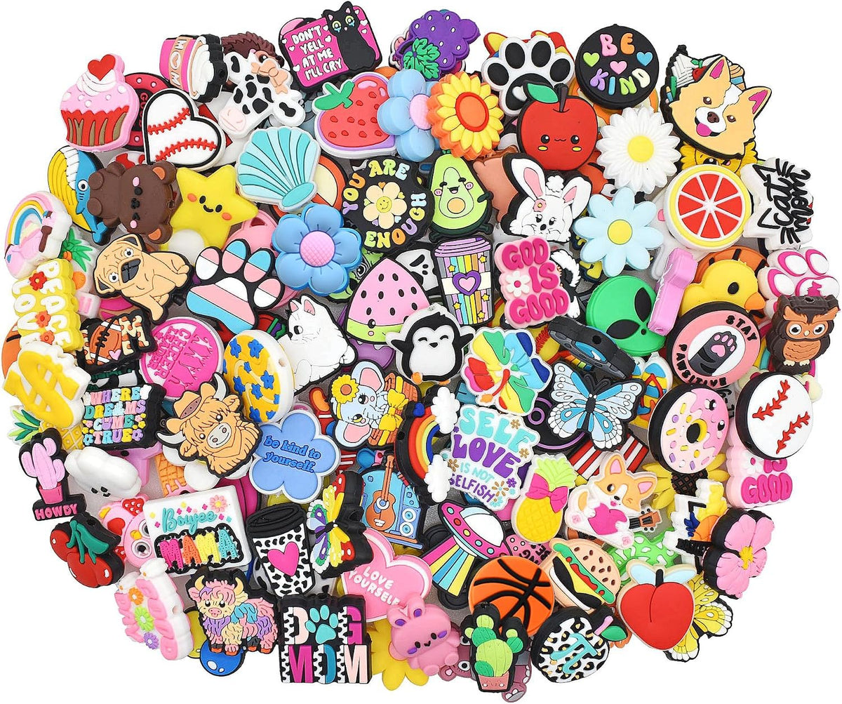 non-repeat silicone focal beads for pens,random different focal, main product view