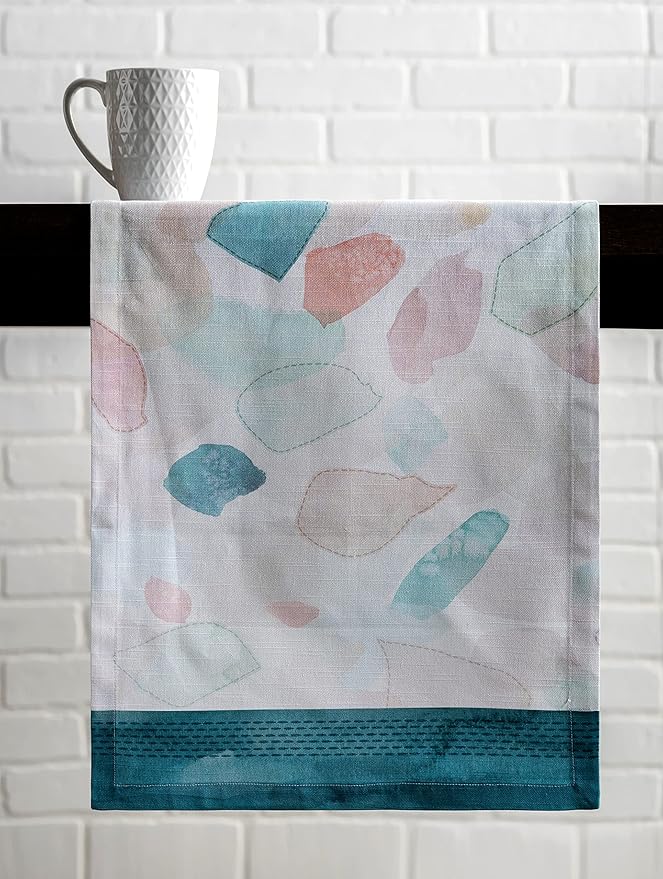 Maison d' Hermine Table Runner 100% Cotton Single Layer Table Runners 72 inches Long Decorative for Home Kitchen Dining Party Wedding Bridal Shower Spring Summer (Summer Picnic, 14.50" x 72")