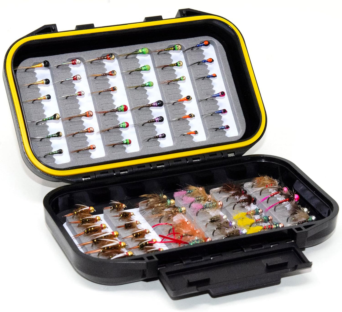 Outdoor Planet 24/48/66/72 Premium Hand Tied Fly Fishing Flies Assortment | F...