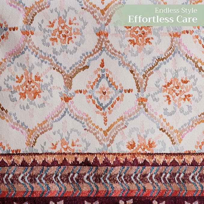 Maison d' Hermine Table Runner 100% Cotton Double Layer Table Runners 72 inches Long for Thanksgiving Christmas Decorations Home Kitchen Dining Party Wedding (Fair Isle, 14.5" x 72")
