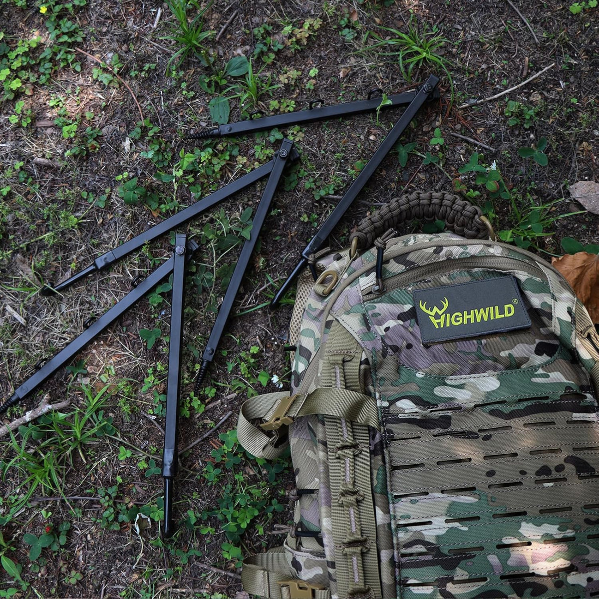 highwild tree stand folding bow hanger gear hanger, view 9