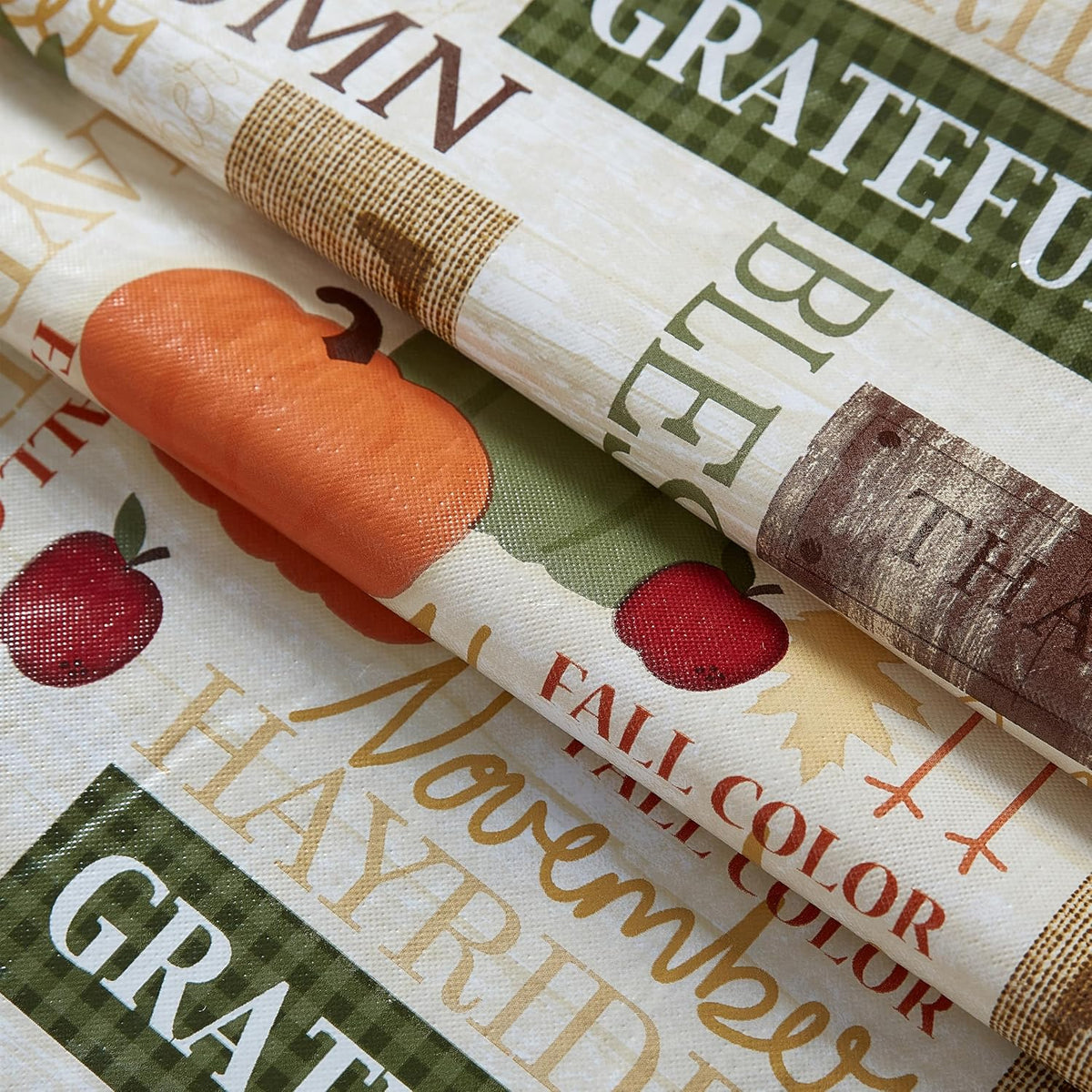 Newbridge Thanksgiving Fall Hayride 60x102 Inch Rectangle Vinyl Tablecloth