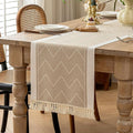 Table Runners 138 Inches,Waterproof Boho Table Runner with Tassel Fringe,Table Runner for Party Coffee Table