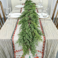 artgar 6 ft christmas cedar garland - realistic, main product view