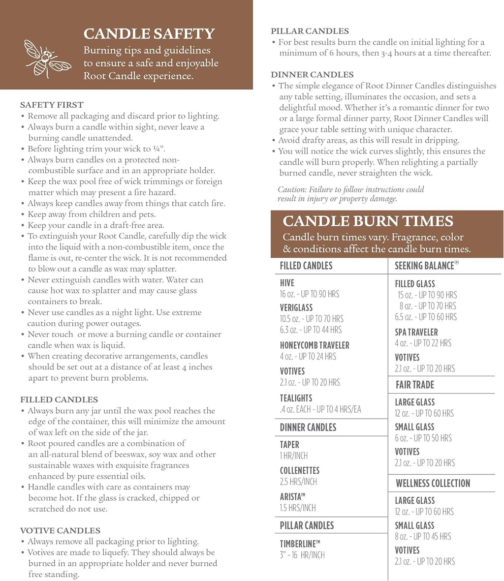 Root Candles Unscented Dinner Candles Premium Beeswax Blend Boxed Candle Set, 9-Inch, Beeswax, 4-Count